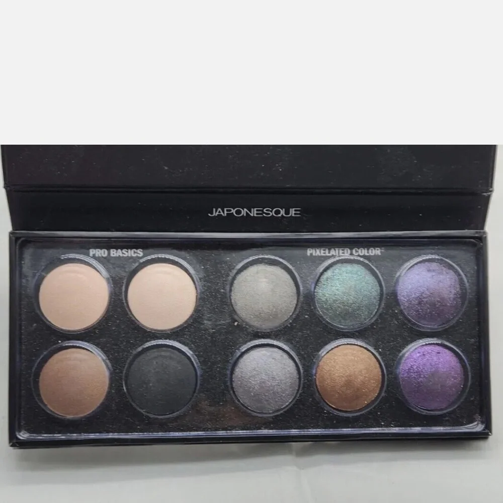 JAPONESQUE Pixelated Color Eye Shadow Palette Makeup Cosmetics